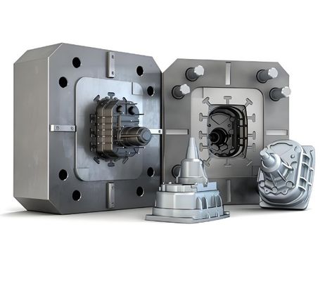 صناعة السيارات المنتجات البلاستيكية القالب المصنوع من P20/718/738/NAK80/S136 لآلات صناعة الدبابات بالحقن من الألومنيوم الملمع