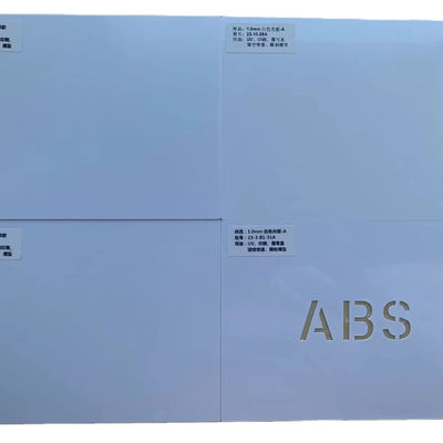 أوراق بلاستيكية ABS لامعة / حبة ضخمة / خطوط دقيقة للحفر والنحت حسب الطلب