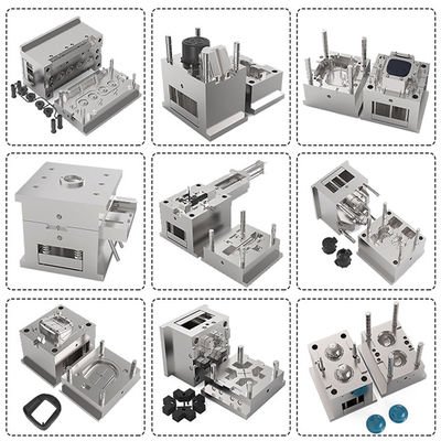 تصميم القالب البلاستيكي المخصص للمواد المختلفة PA66 / PC / PE / PVC / PMMA / PP / ABS / ASA / TPU / POM / Acetal / Acetron